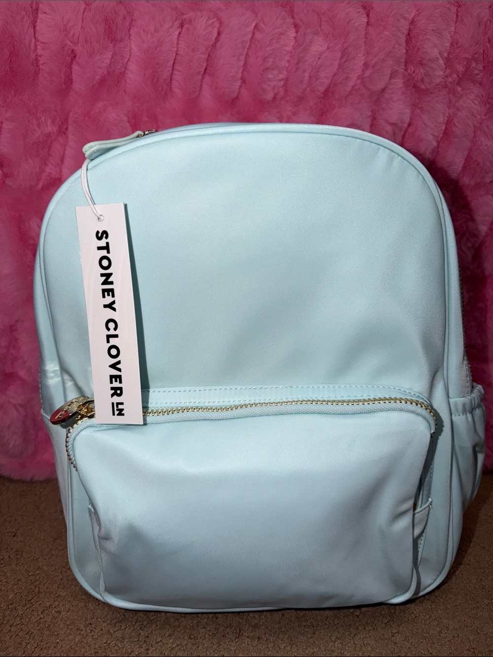 Stoney Clover Lane Sky Blue Women's Mini Backpack